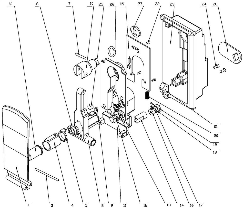 Box transformer substation lock