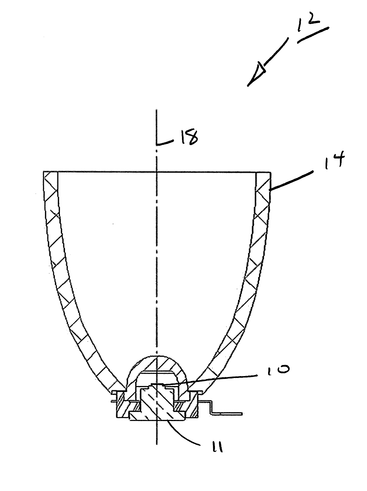 Apparatus and method for improved illumination area fill