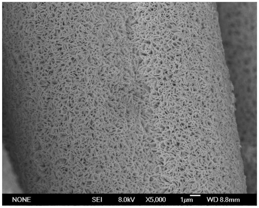 A carbon cloth loaded cote/coo/co nanosheet array electrode material and its application