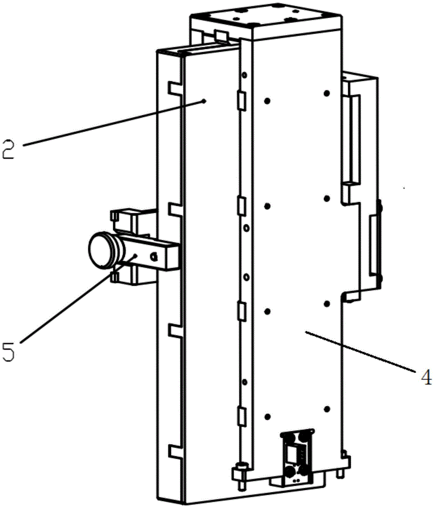 A reagent strip storage and automatic ejection device