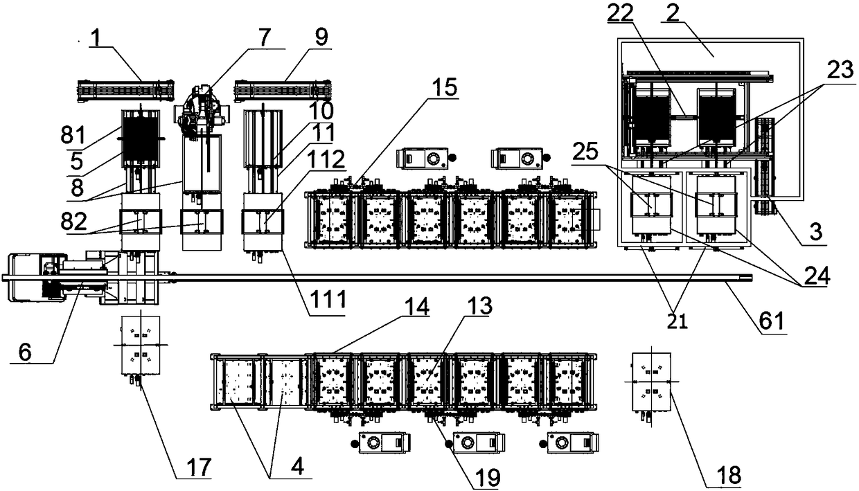 Full-automatic movable drying line