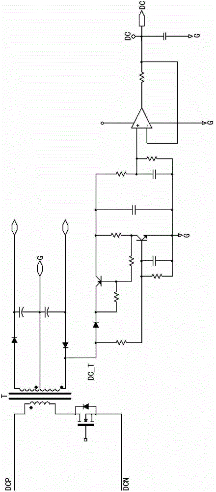 Bus voltage sampling device