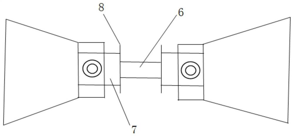 Method for carrying out high-strain-rate uniaxial compression test by using L-gauge