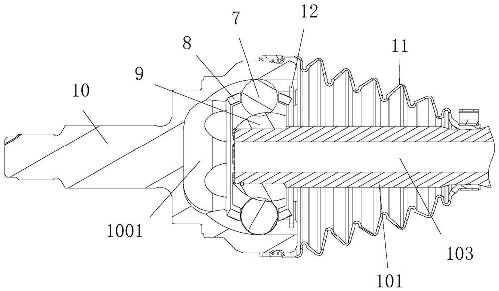 Driving shaft assembly