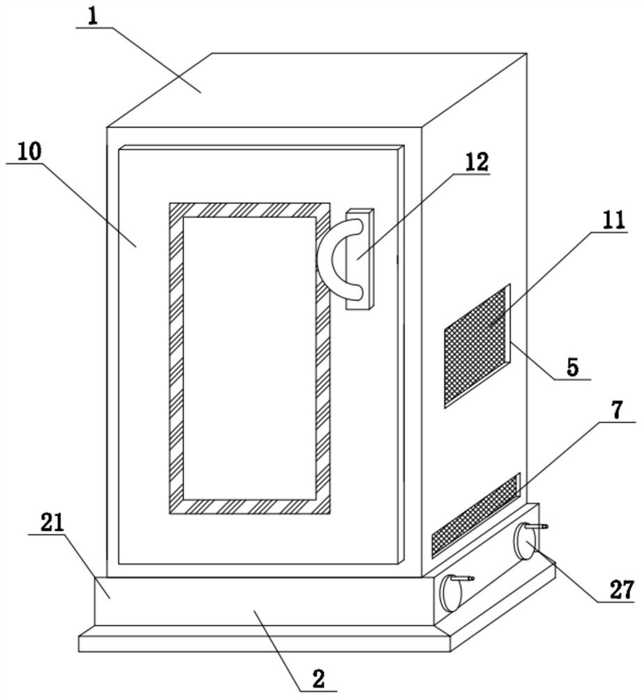 Electric power automation equipment case with protection function