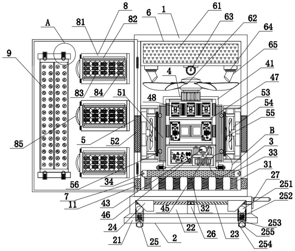 Electric power automation equipment case with protection function