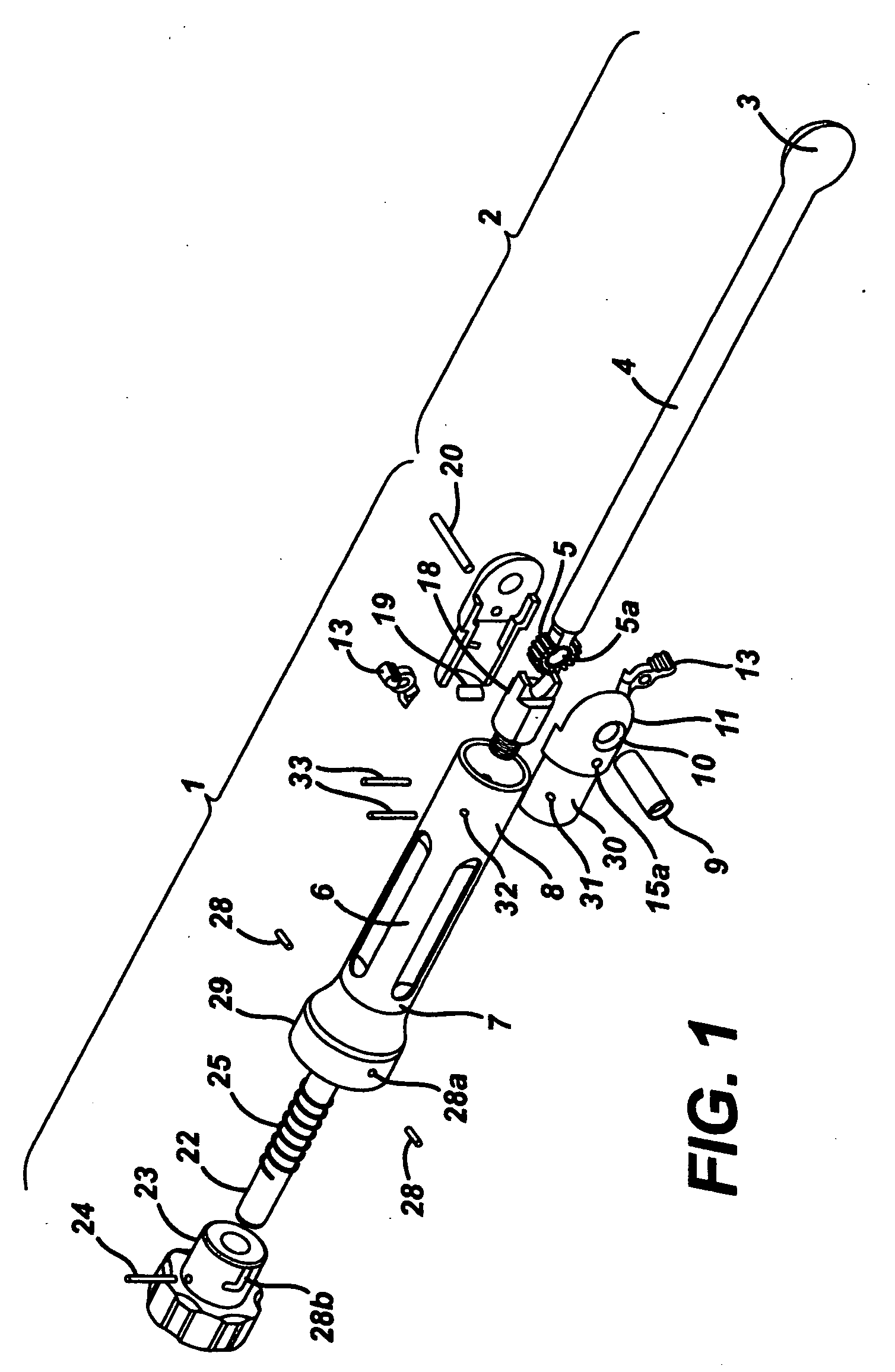 Adjustable angle pawl handle for surgical instruments