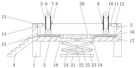 A square water tank welding tool