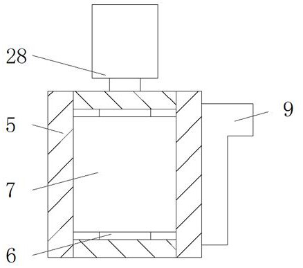 A square water tank welding tool