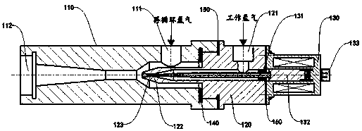 Variable-throat ejector used for fuel cell system