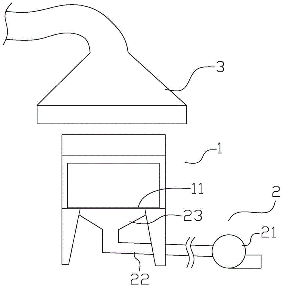 Dust collection device for printing and copying integrated machines