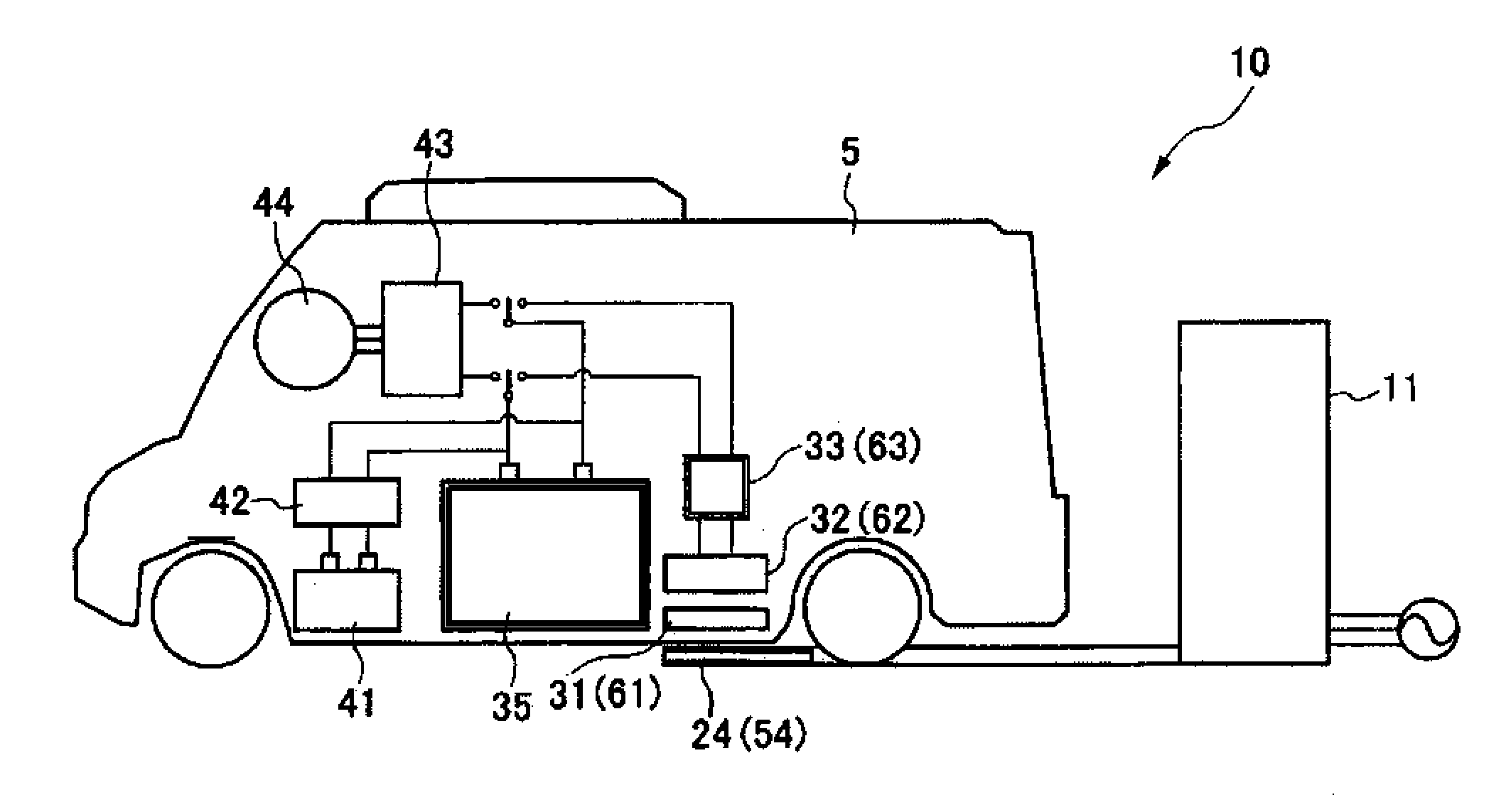 Wireless charging system for vehicle