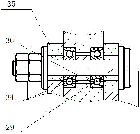 A fixture for the back and elevation of the blank mold