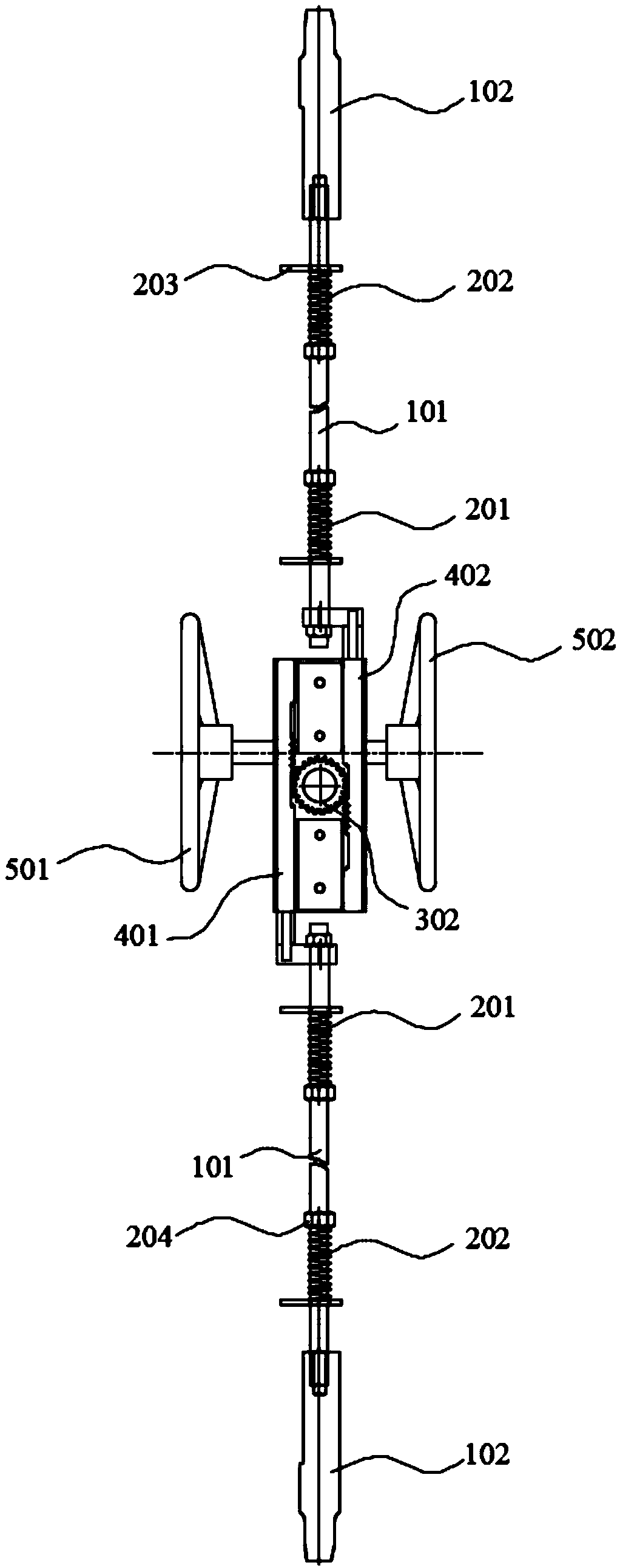 Hand wheel lock with in-place prompt function