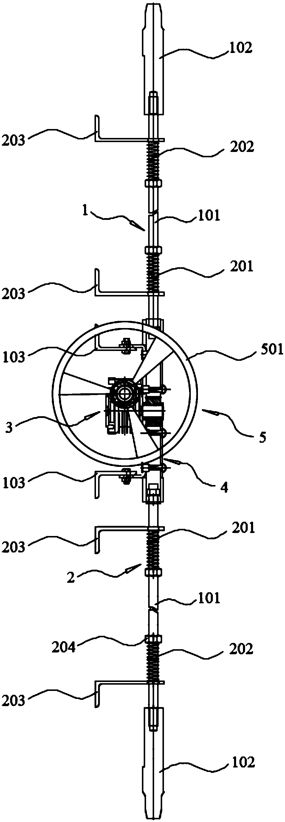 Hand wheel lock with in-place prompt function