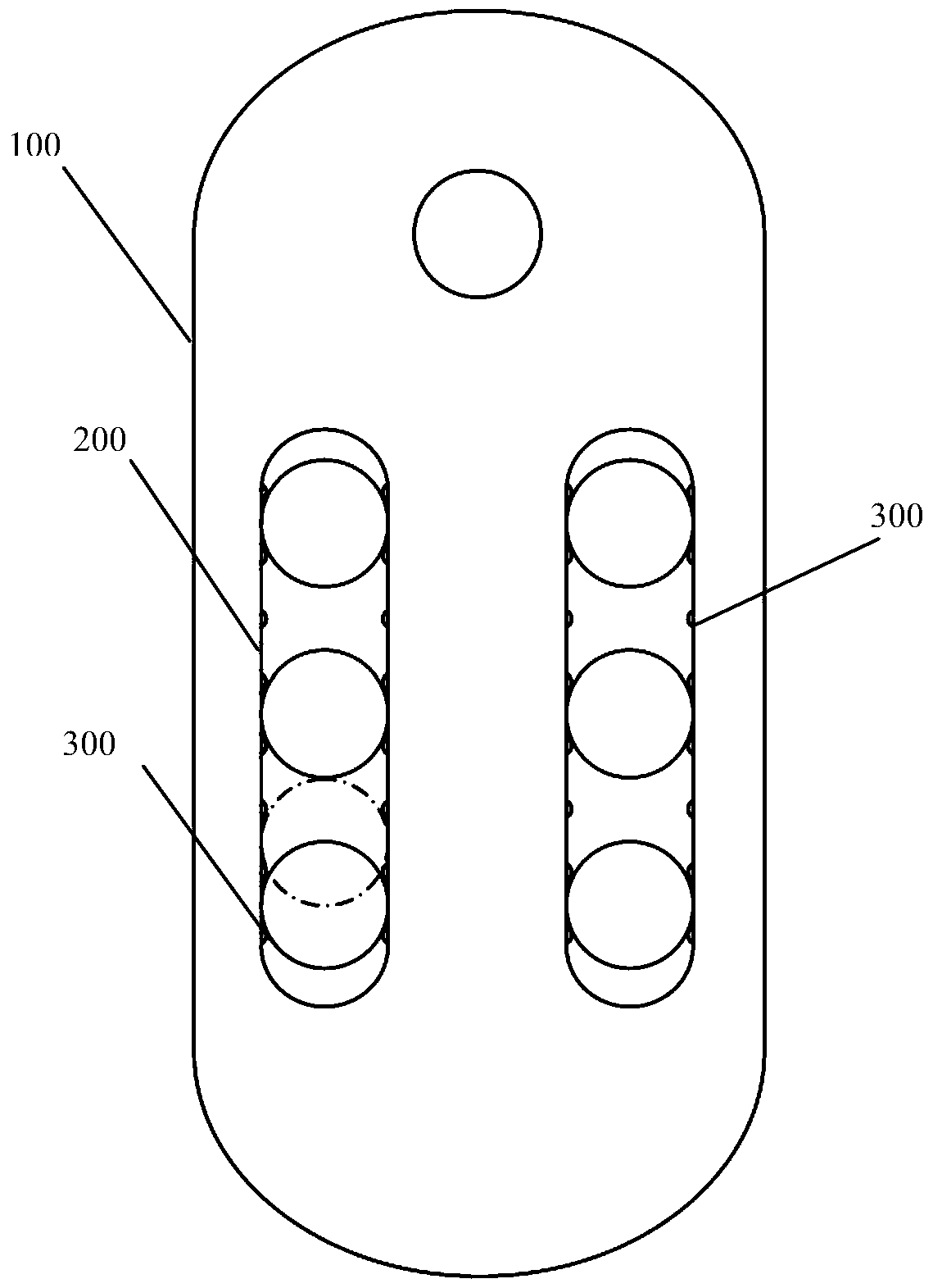 Electrode measurement device based on genioglossus myoelectric signal