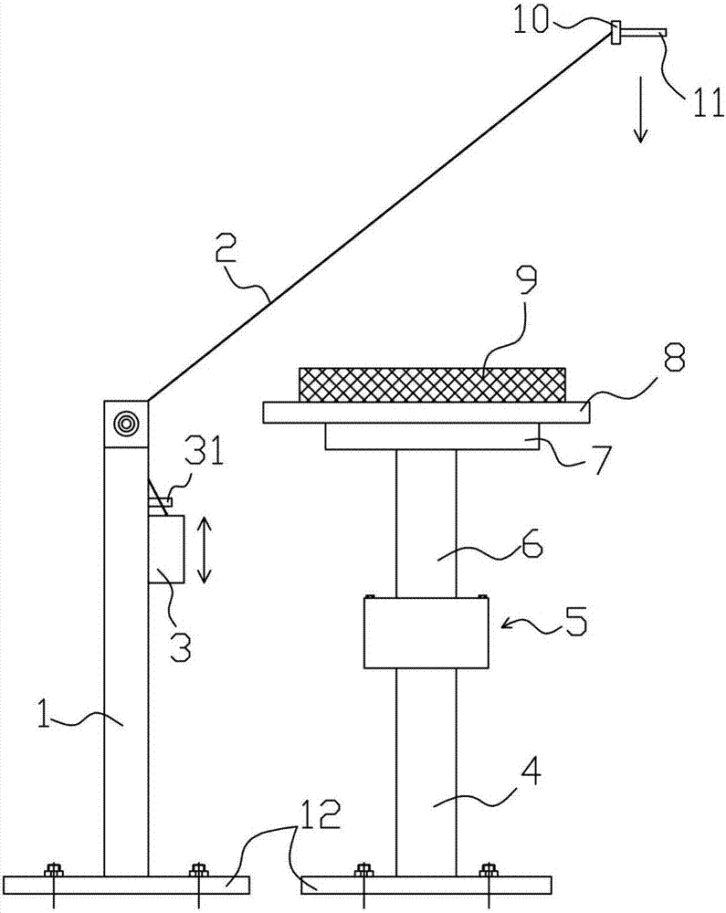 Fish sponge cake slicing device