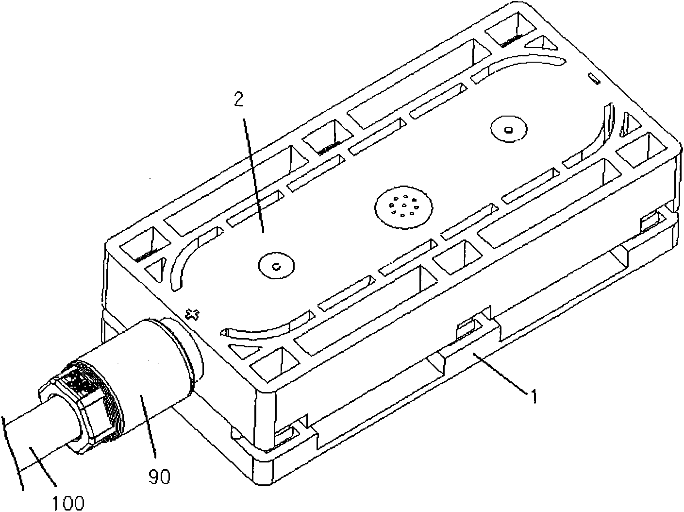 Junction box for solar photovoltaic module