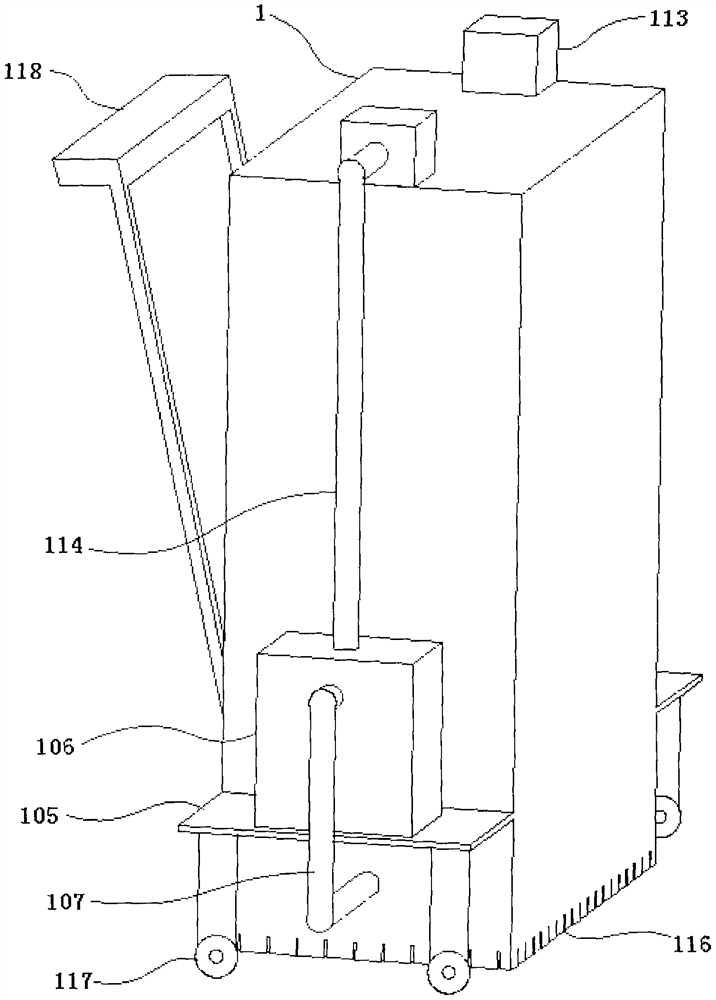 A kind of dust-proof building construction tamping machine and dust removal method