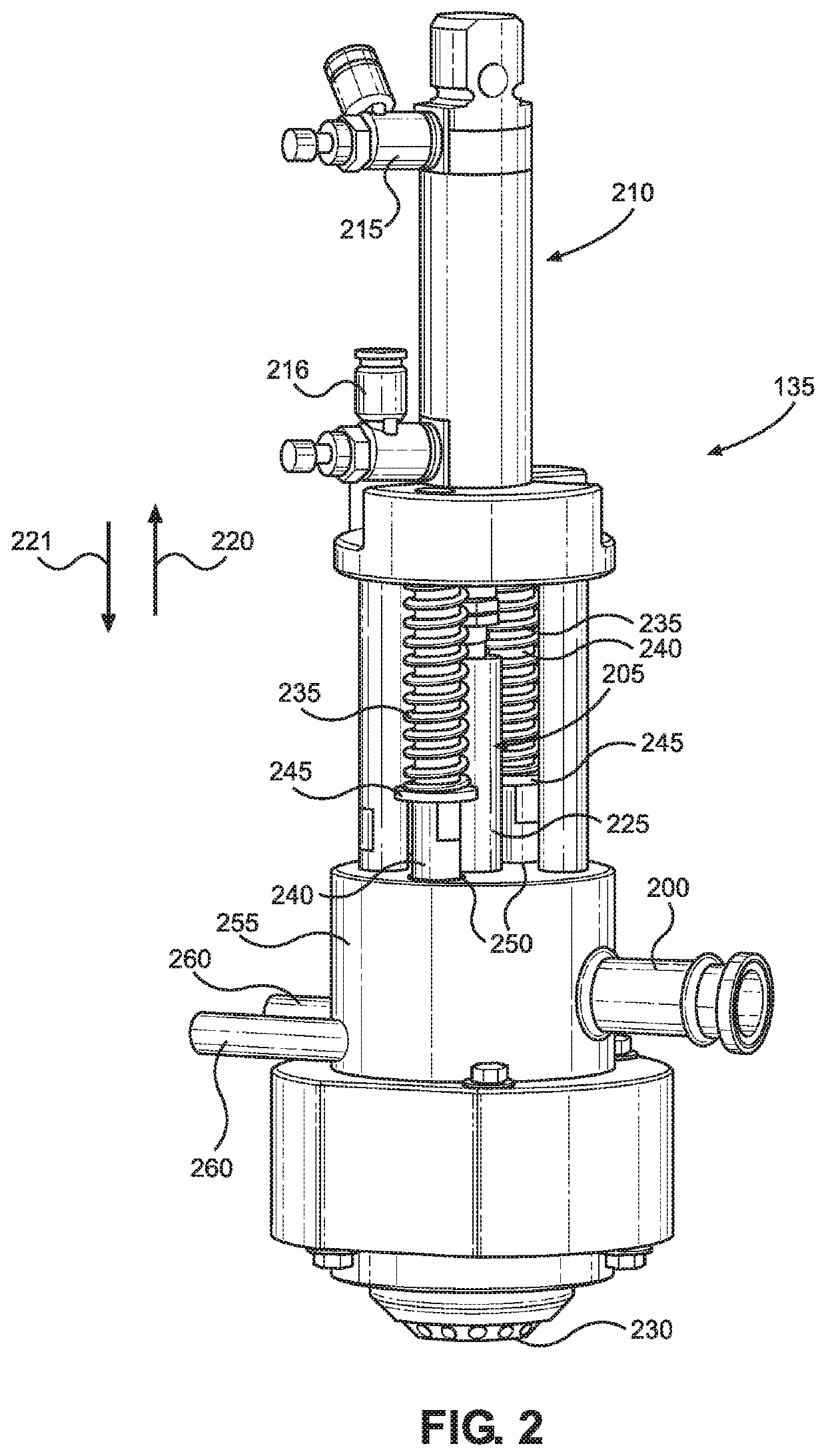 Apparatus and method for filling a container