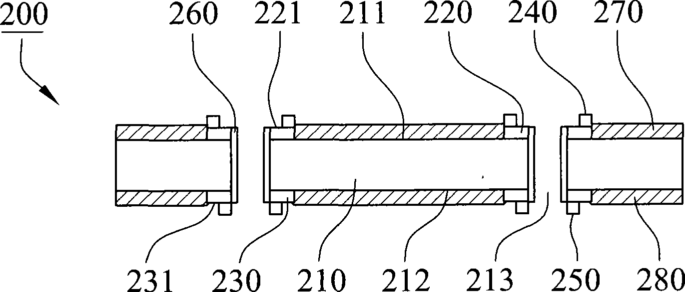 Structure of semiconductor chip with silicon through hole and stacking assembly thereof