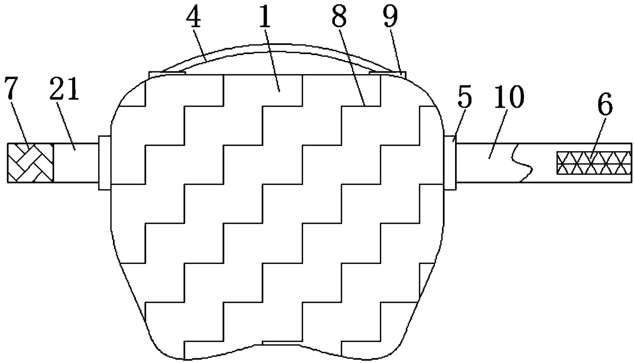 Antiskid buttock-beatifying pad