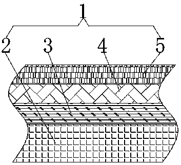 Coating fabric with water resistance