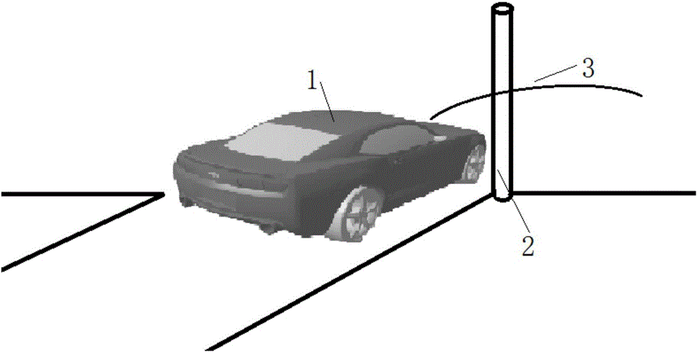 Anti-scratch device and method used during vehicle turning