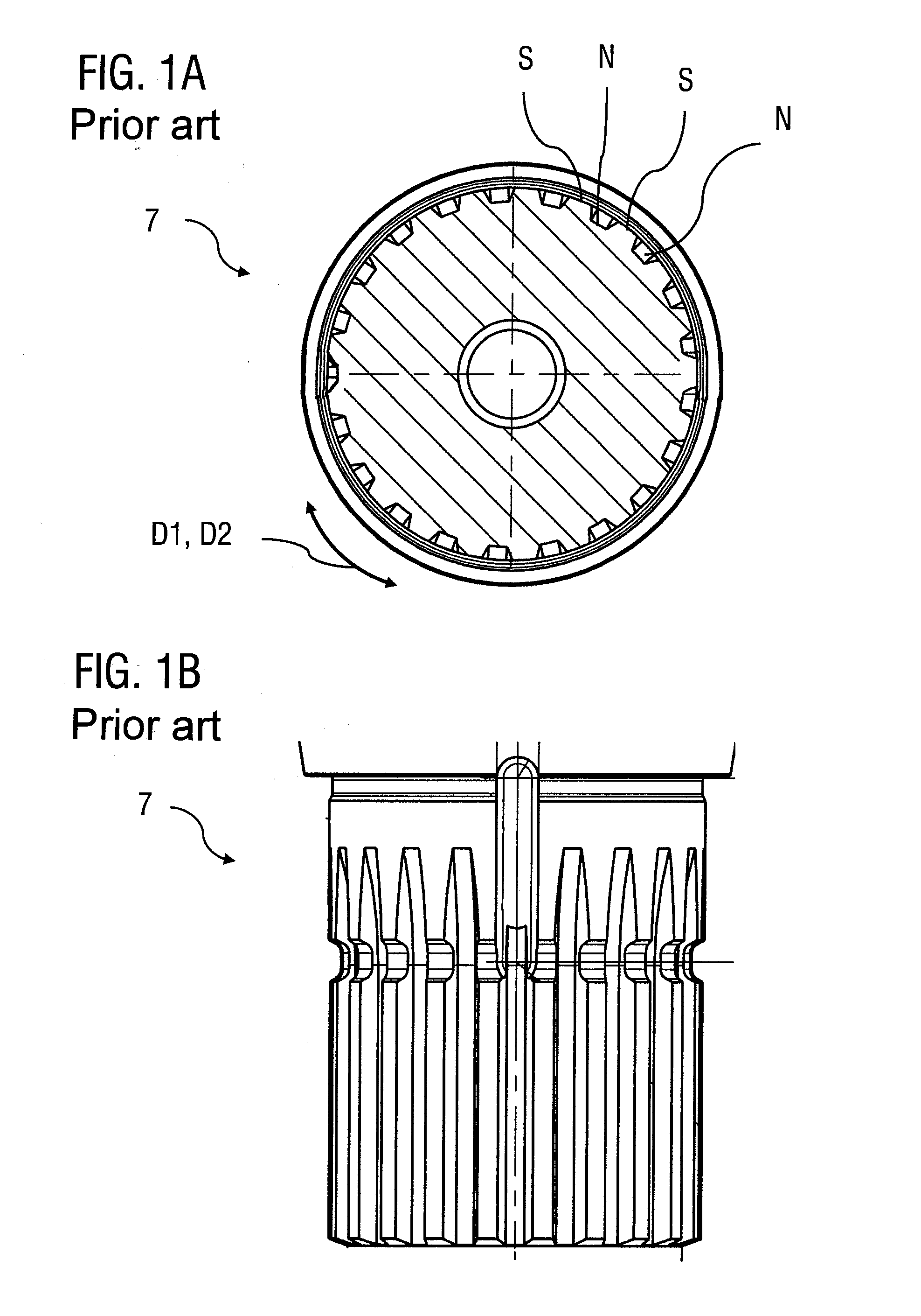 Arrangement for Determining a Revolution Rate and Direction of Rotation of a Rotating Component