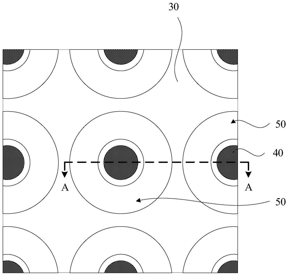 A light-emitting diode chip array and display panel