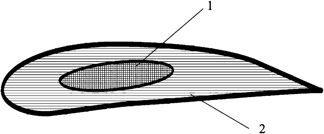 Propeller blade with piezoelectric damping function for ship and preparation method thereof