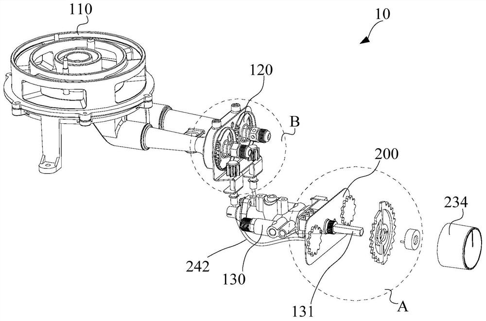 Damper adjusting mechanism for gas stove and gas stove