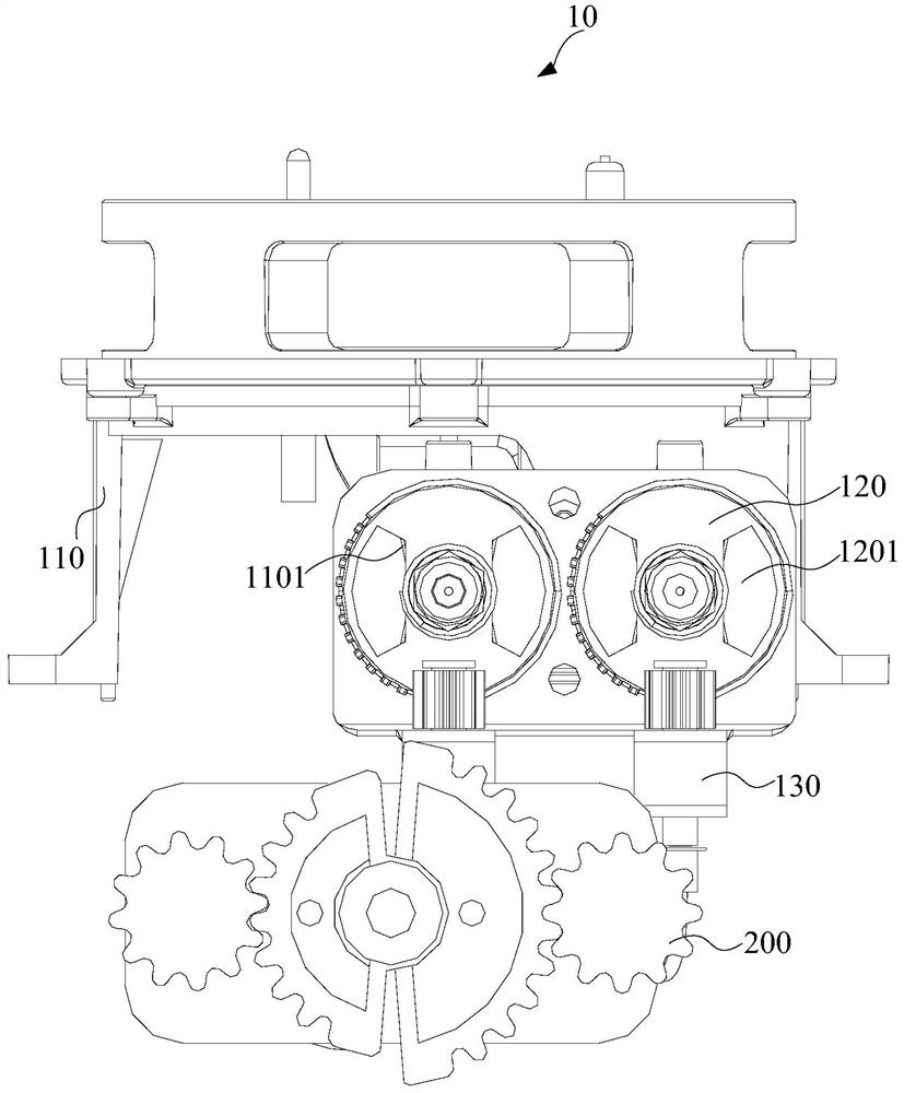 Damper adjusting mechanism for gas stove and gas stove