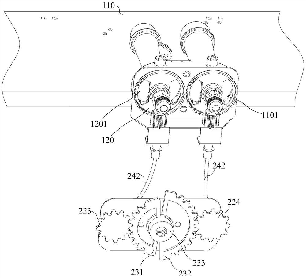 Damper adjusting mechanism for gas stove and gas stove