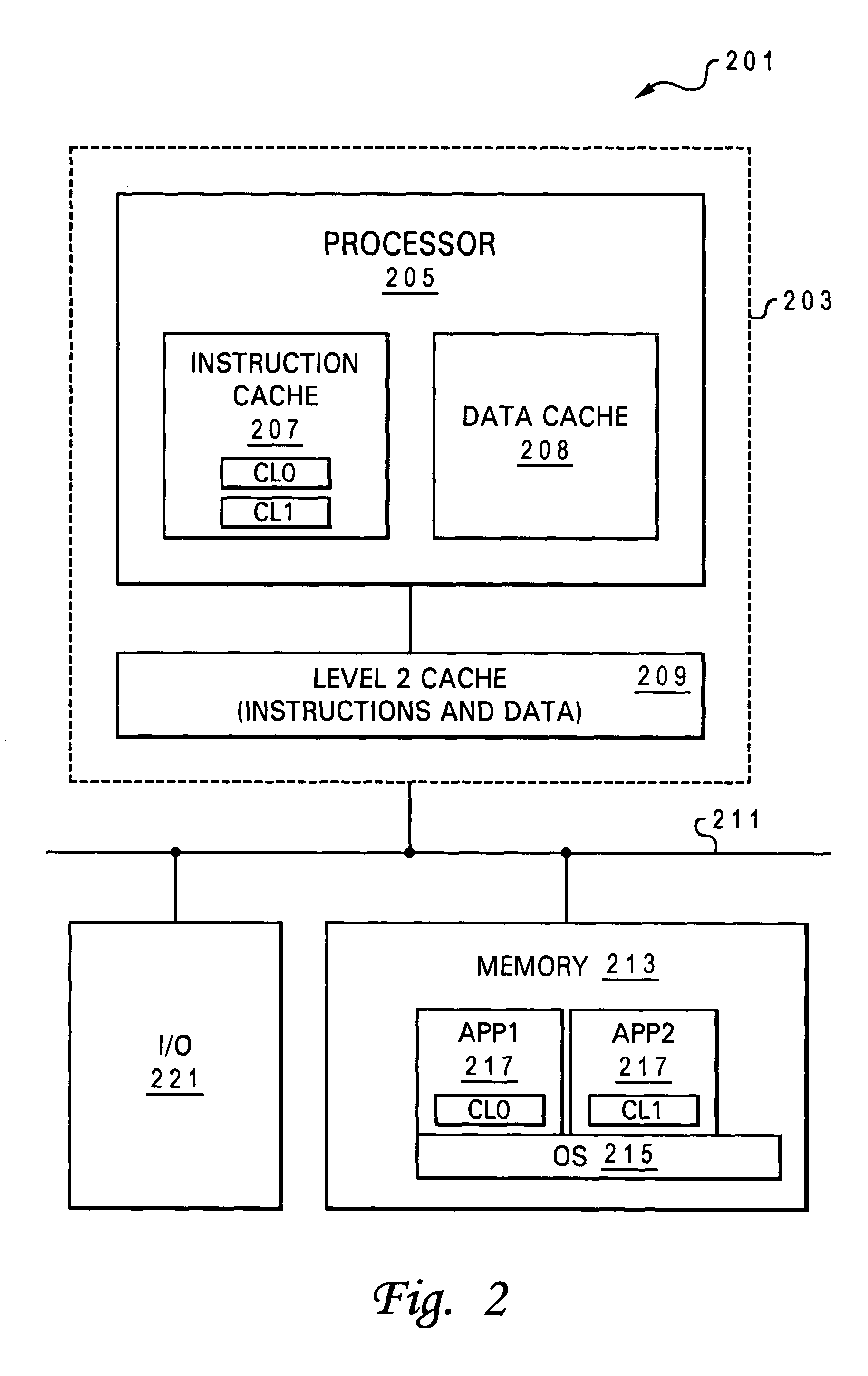 Cache predictor for simultaneous multi-threaded processor system supporting multiple transactions