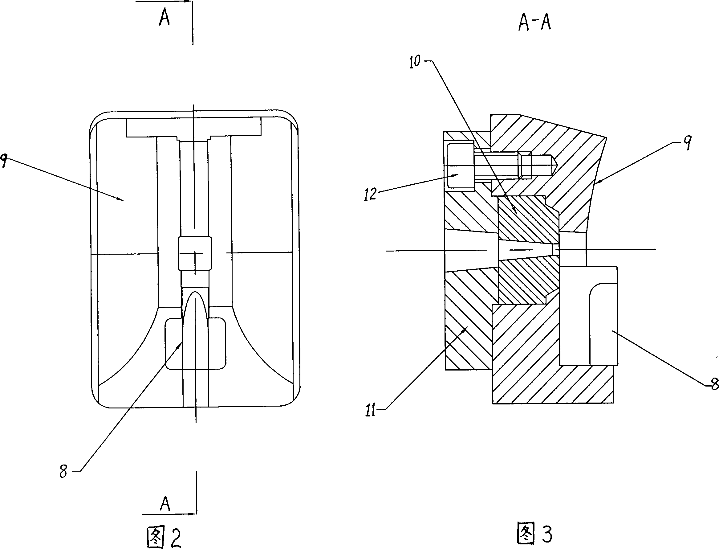 Copper alloy continuous extrusion method and special apparatus
