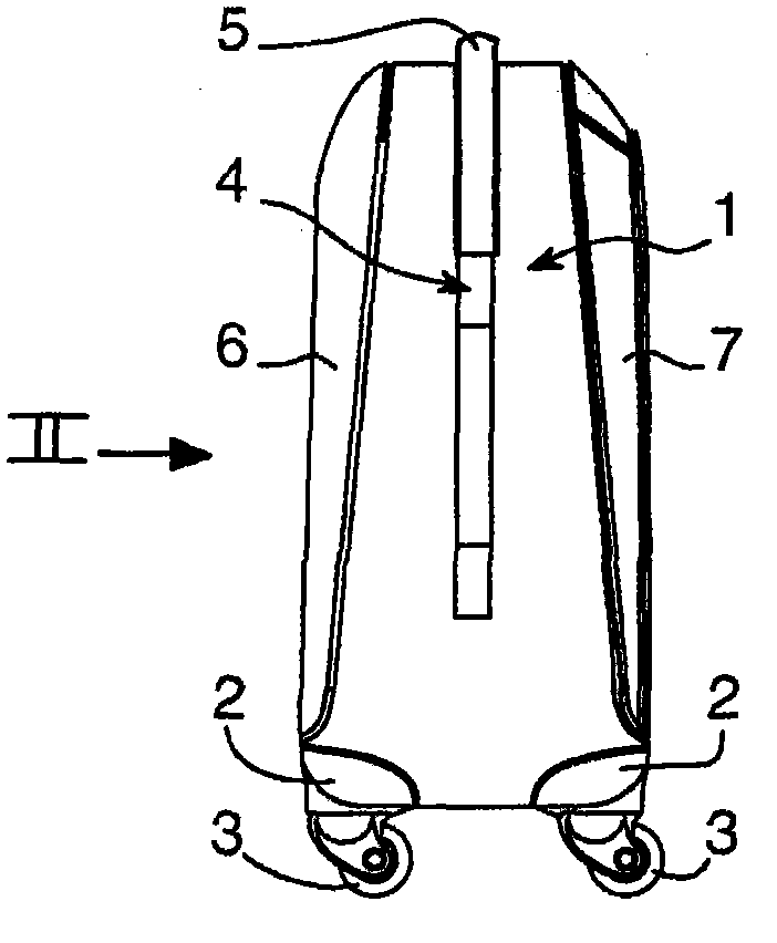 Luggage, suitcase or container on wheels