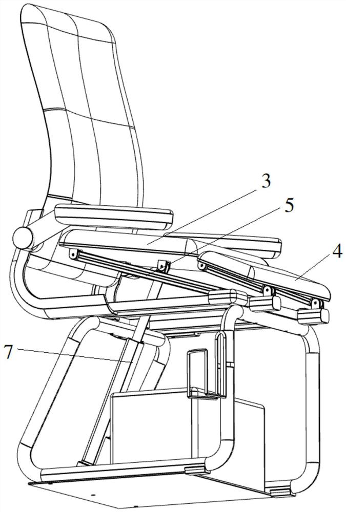 Intelligent auxiliary standing-up and sitting-down seat device