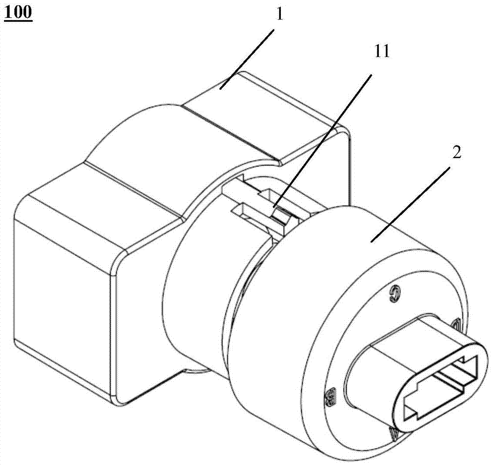 Adapter and LED lighting device