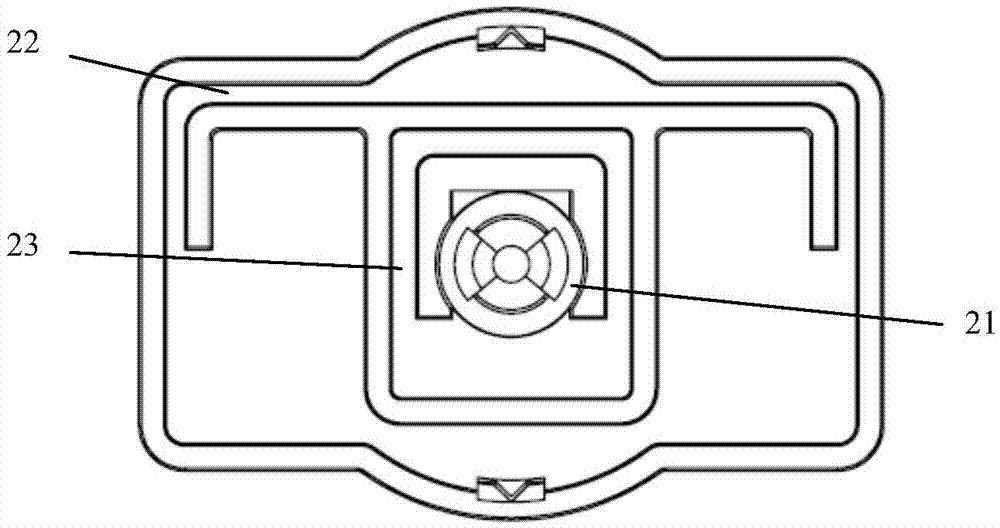 Adapter and LED lighting device