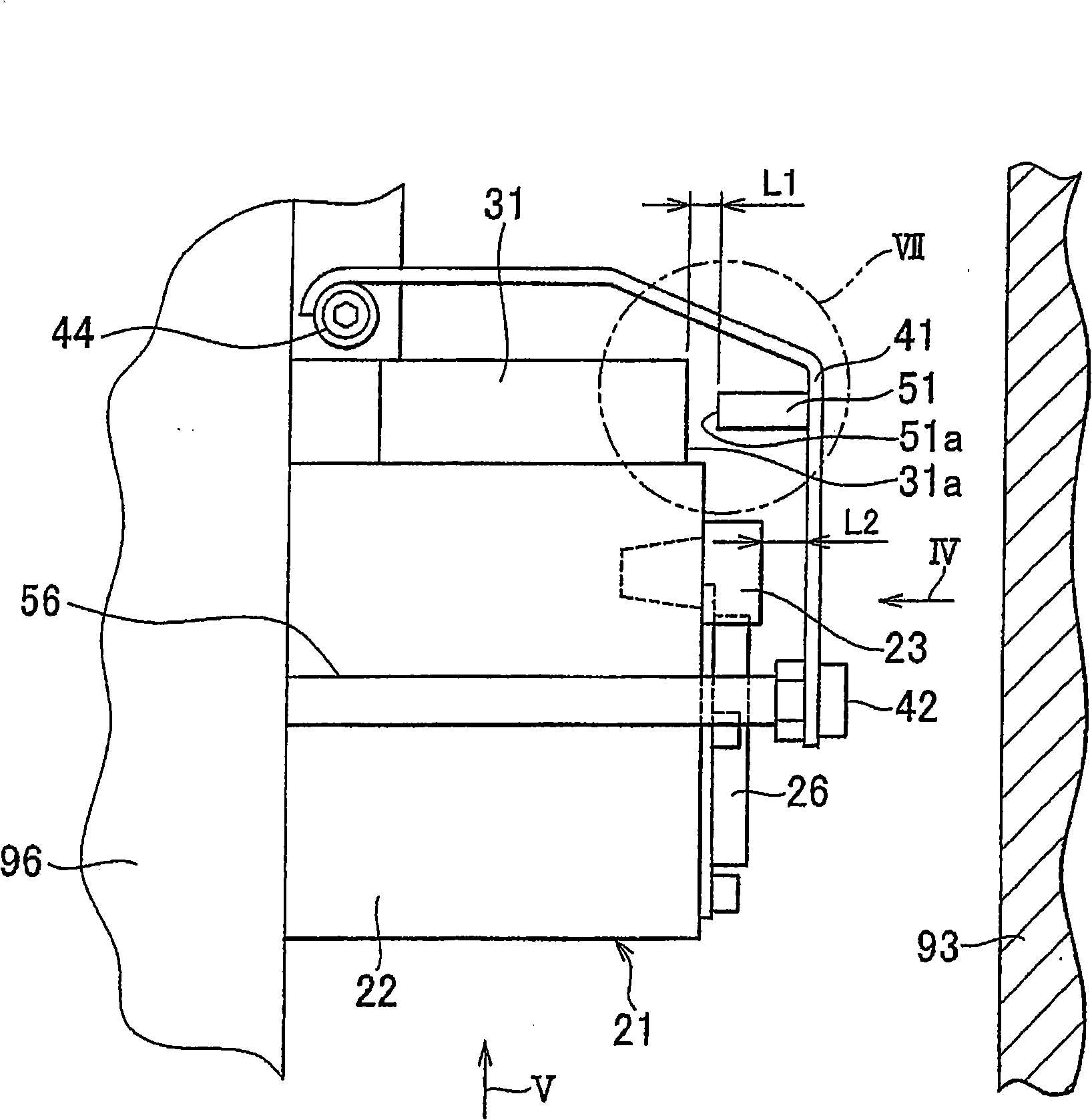 Fuel supply system component protective construction