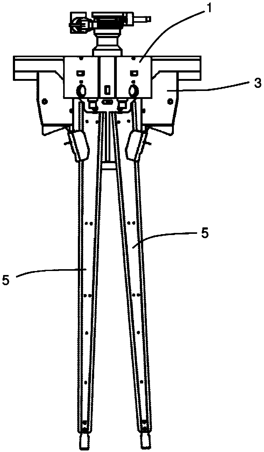 Mannequin for surface treatment of trousers