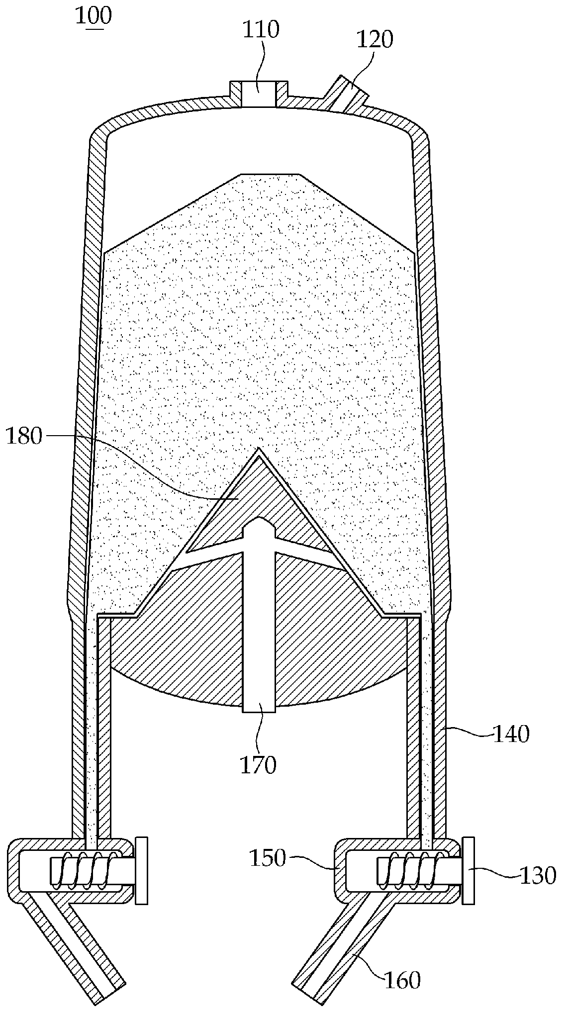 Furnace having even distribution of gas