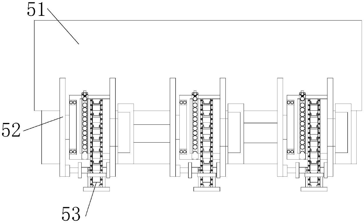 Portable bridge construction measuring device provided with coil type electromagnetic fixed direction support seat