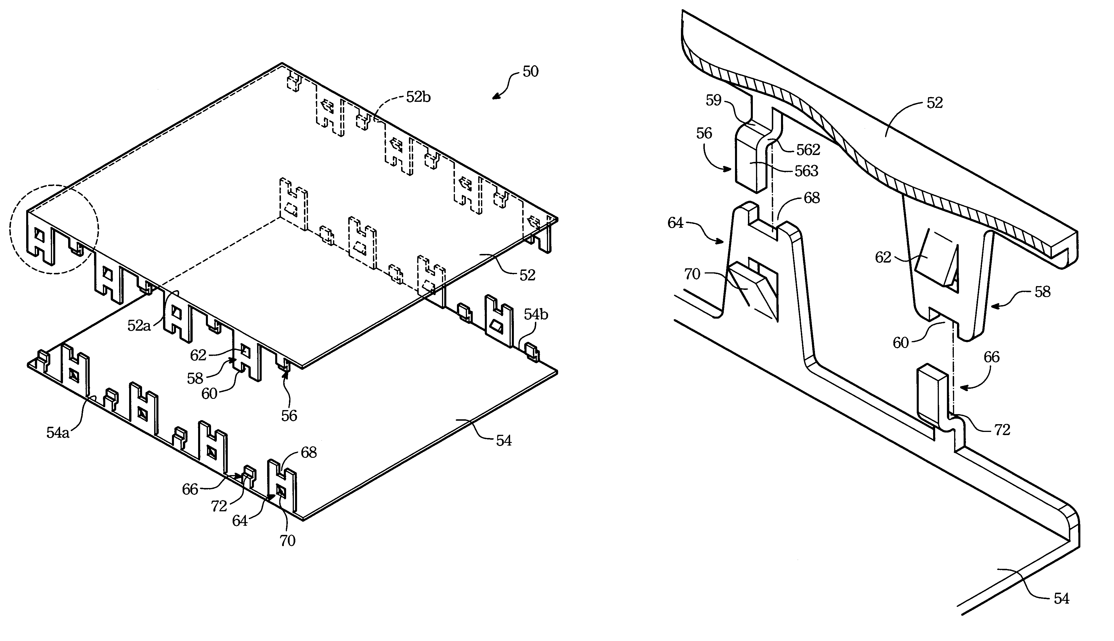 Shielding device for an electronic apparatus