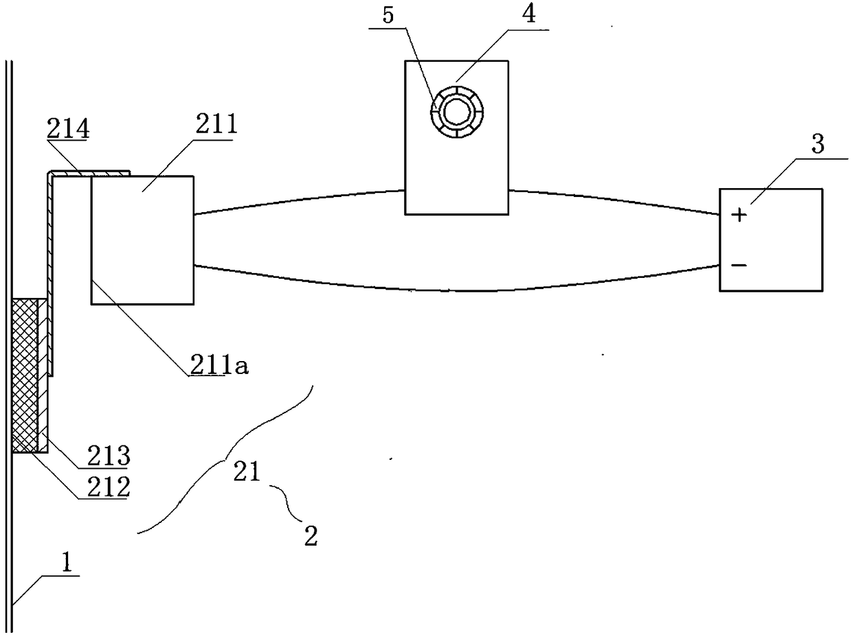 Screen electromagnetic vibration device applied to laser light source projection and capable of eliminating speckle