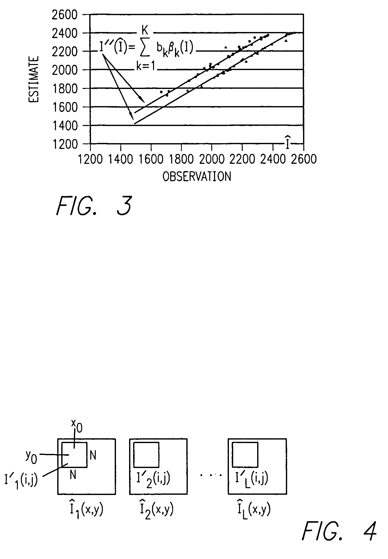 System and methods for determining nonuniformity correction parameters in detector-array imaging