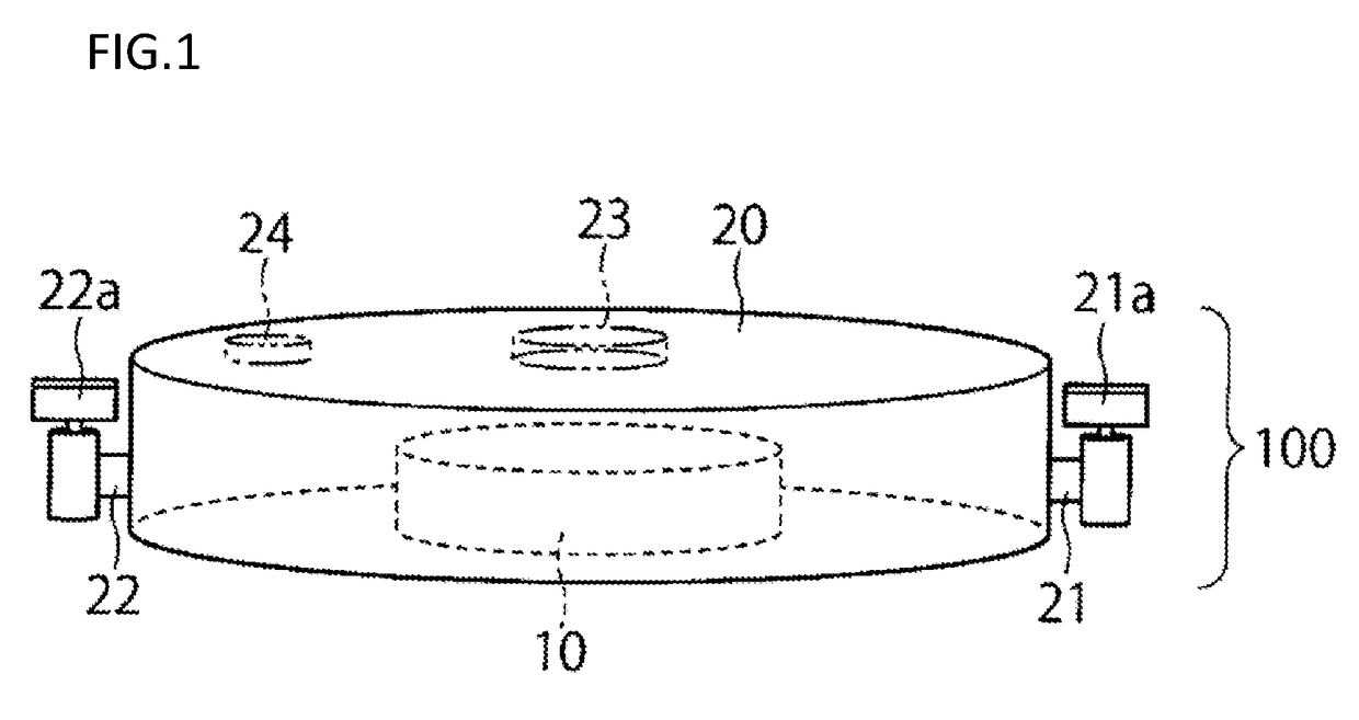 Closed culture vessel for adherent cells