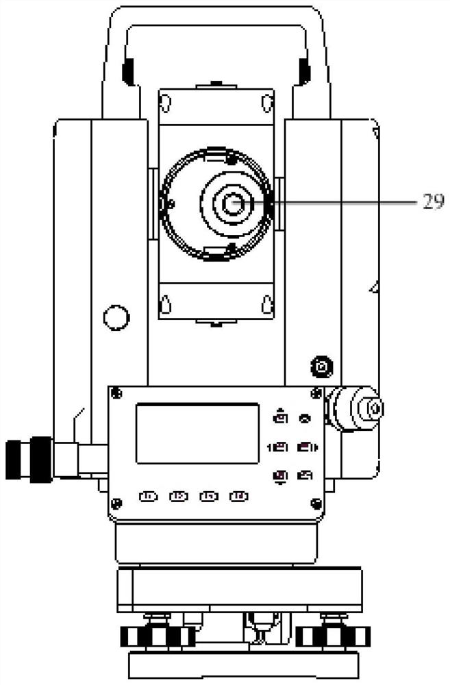 Total station simulator based on IMU gyroscope