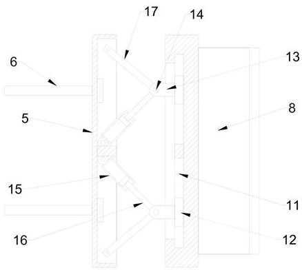 Electric lifting climbing frame device for constructional engineering